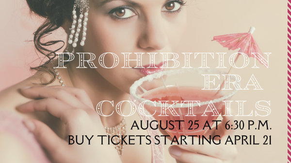 Image for event: Prohibition Era Cocktails
