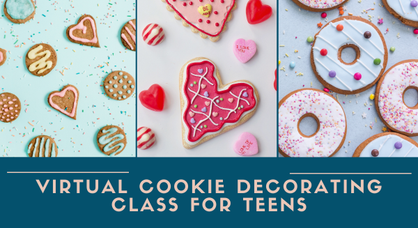 Image for event: Cookie Decorating Class for Teens  via Zoom