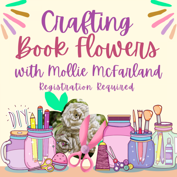 Image for event: Creating Book Flowers With Mollie McFarland 