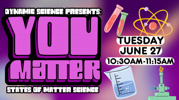Image for event: Dynamic Science Presents: You Matter