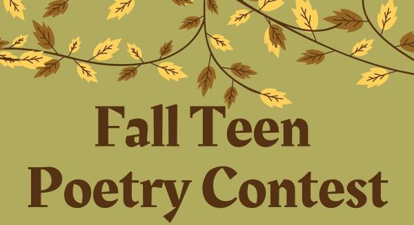Image for event: Fall Teen Poetry Contest