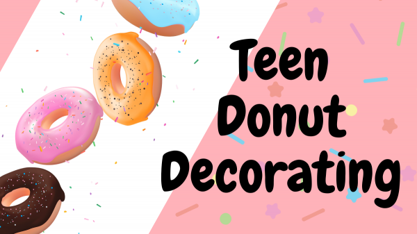 Teen Donut Decorating
