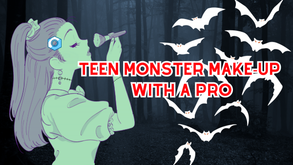 Teen monster makeup with a pro