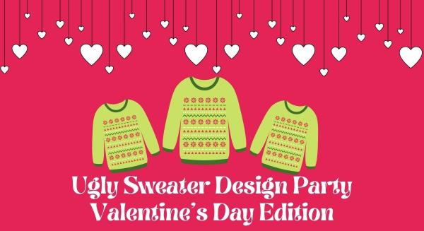 Image for event: Ugly Sweater Design Party via Zoom