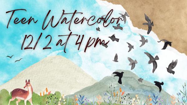 Image for event: Teen Watercolor Painting