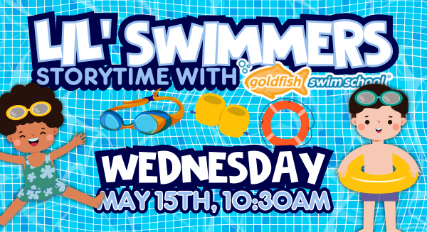 Image for event: Lil' Swimmers Storytime with Goldfish Swim School