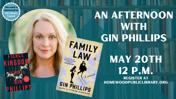 Image for event: An Afternoon with Gin Phillips